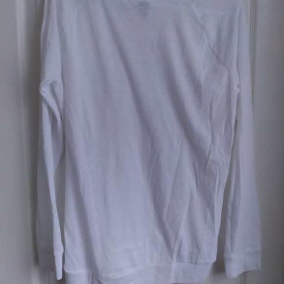 Victoria's Secret PINK, White long sleeve sheer boat neck, MEDIUM, NEW, Vs - Picture 6 of 6